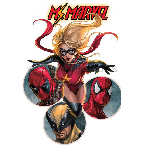 Ms.Marvel T-shirts Iron On Transfers N6501 - Click Image to Close